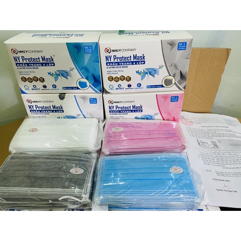 Khẩu Trang y tế 4 lớp Như Ý - bán lẻ 1k/chiec | BigBuy360 - bigbuy360.vn
