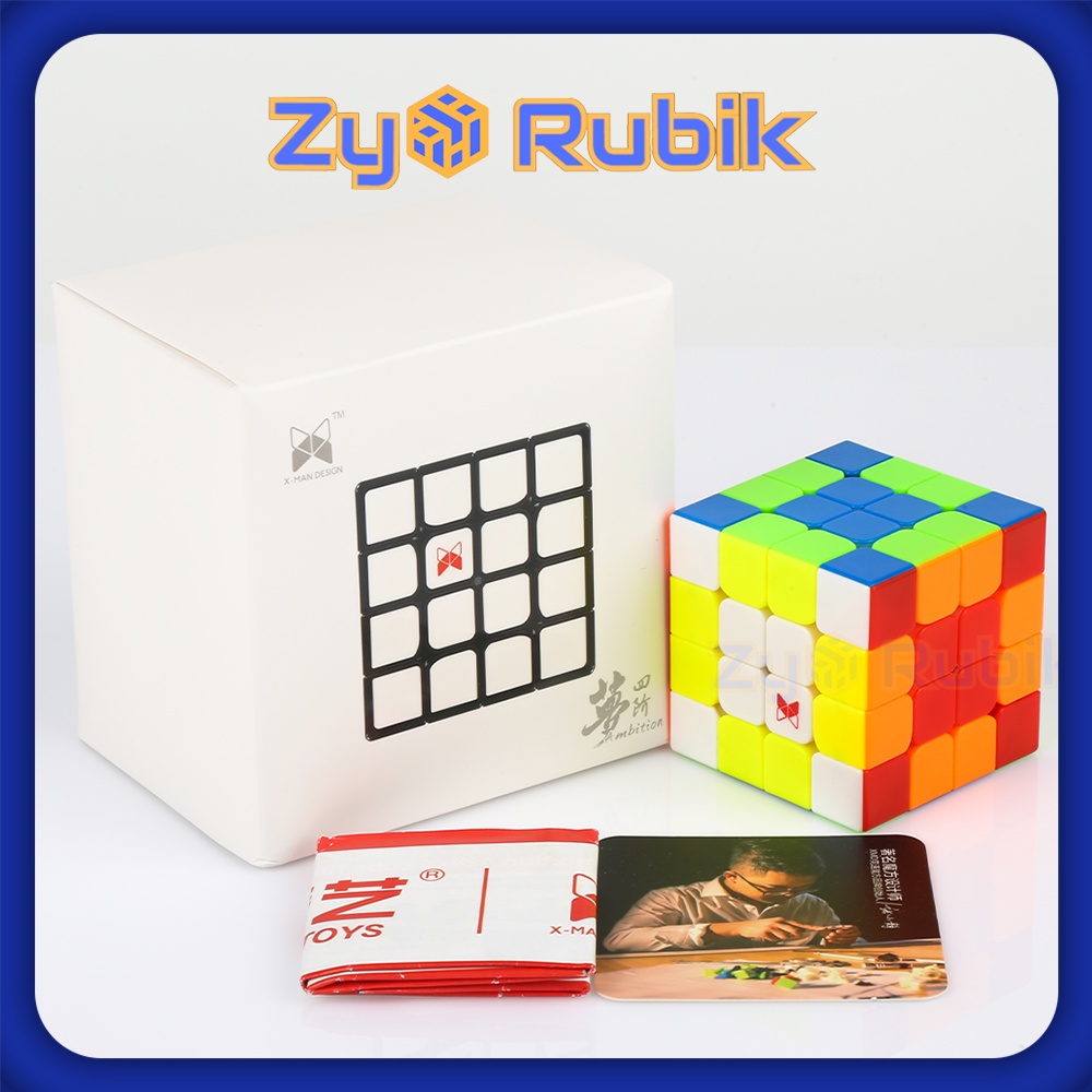 Rubik 4x4 QiYi Xman Ambition Flagship - Đồ Chơi Rubik 4 Tầng Xman Ambition ( Hãng Mod Nam Châm ) - Zyo Rubik