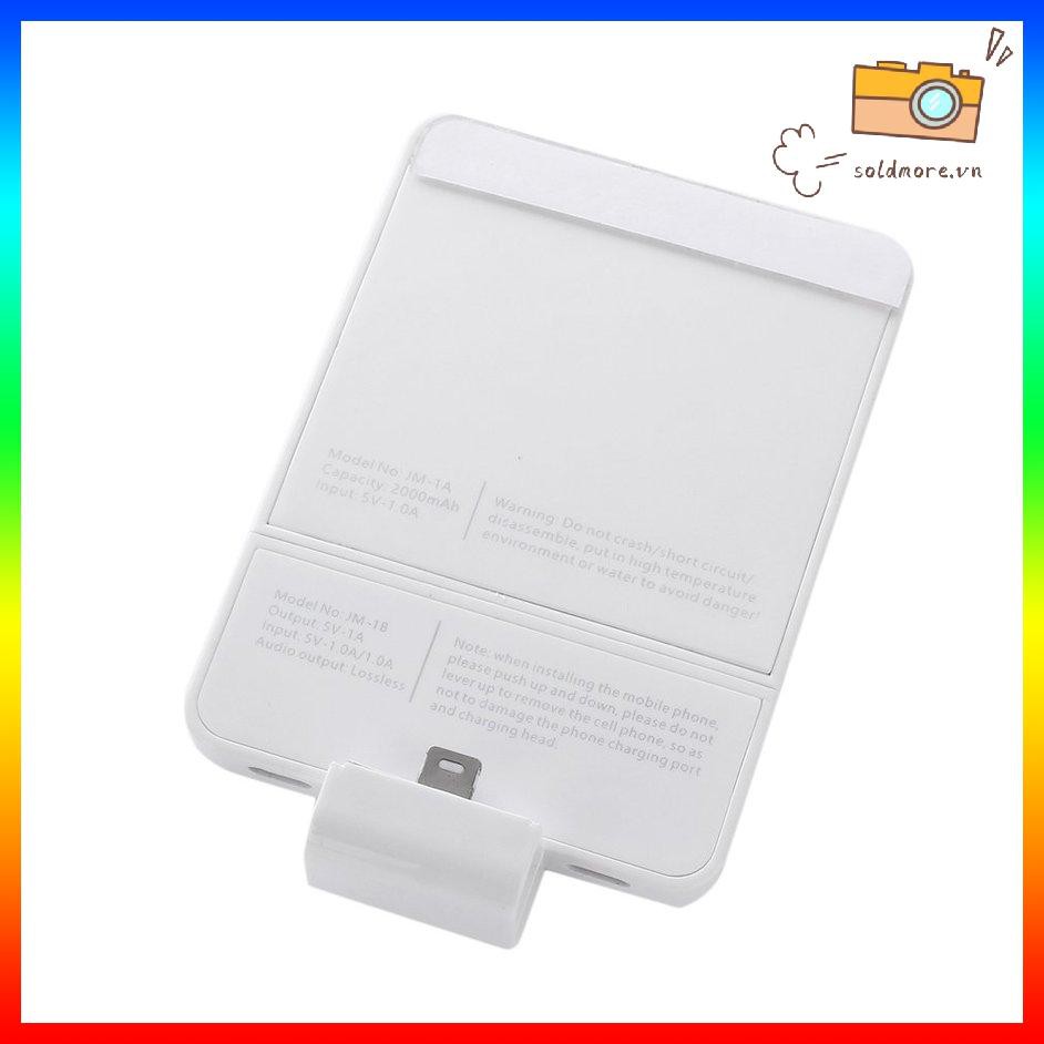 Bộ Sạc Dự Phòng 2000mah Cho Iphone