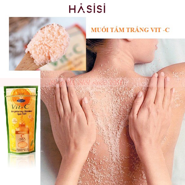 Muối Tắm Tẩy Tế bào chết ARGUSSY - Vit-C Brightening Booster Spa Salt 300g