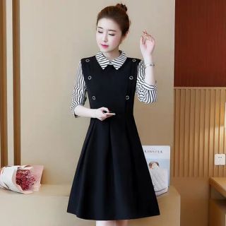 (order kèm ảnh thật) Váy công sở thanh lịch
