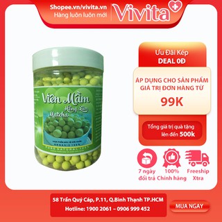 1kg viên mầm đậu nành hồng sâm matcha cao cấp