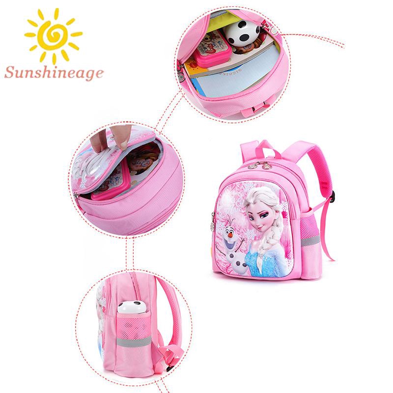 Kindergarten Schoolbag Boys Girls Backpack Cartoon Anime Printed Children's Bag