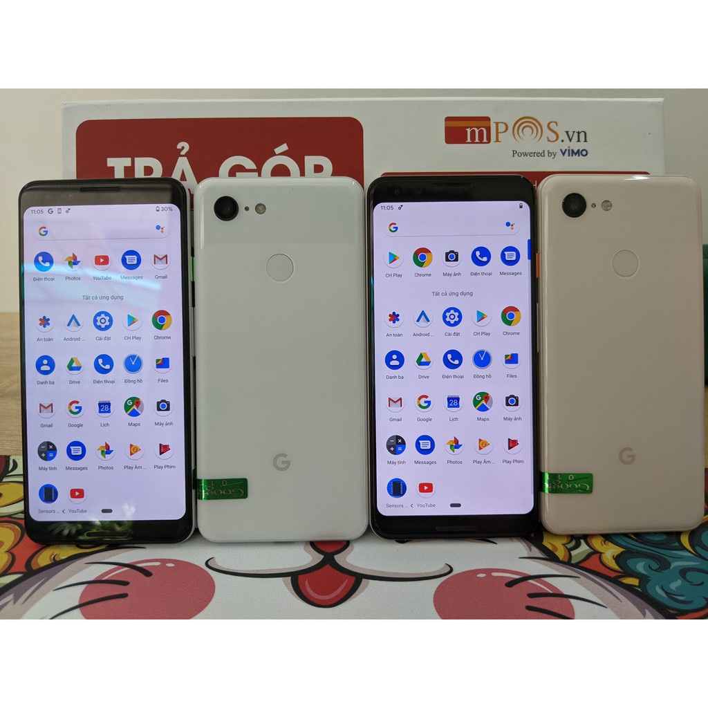 Google Pixel 3/3XL Điện Thoại GG Chip Snapdragon 845 Ram 4G/64GB/128GB. Chơi Game Tốt Quốc Tế, Cũ Giá Rẻ, Sonpixel.