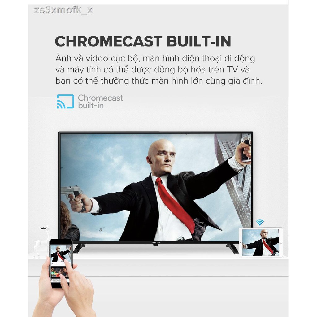 ﹍✲[SIÊU SALE 19 -23.07 - Voucher giảm 300K] SMART TV FHD Coocaa 43 inch - Android 9.0 TV - Wifi - viền mỏng - Model 43S3 | BigBuy360 - bigbuy360.vn