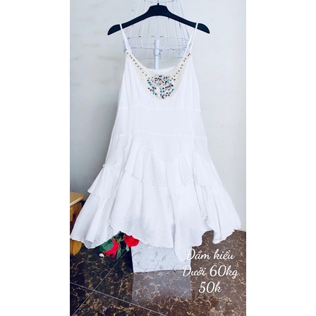 Đầm hai dây- sát nách kiểu