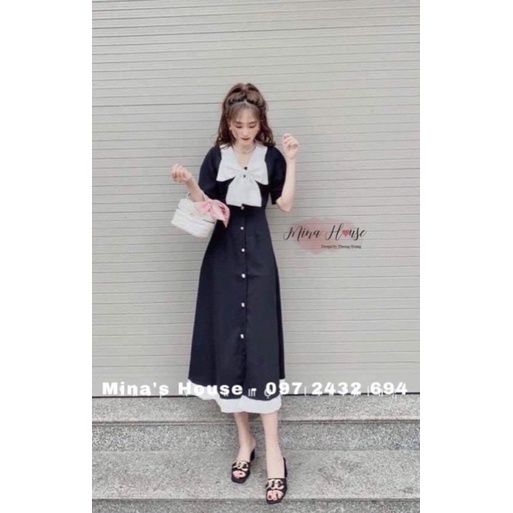 Đầm Nơ Dự Tiệc Bigsize 50 kg đến 100 kg M/L/Xl/Xxl