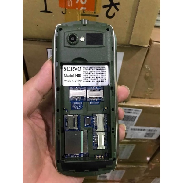 Điện thoại Servo H8 4 sim siêu bền. HÀNG CHÍNH HÃNG