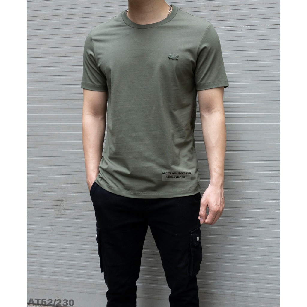 7 màu Áo thun trơn "cá sấu" - cotton co giãn thoáng mát, logo thêu xịn sò, bền đẹp bao quay máy !