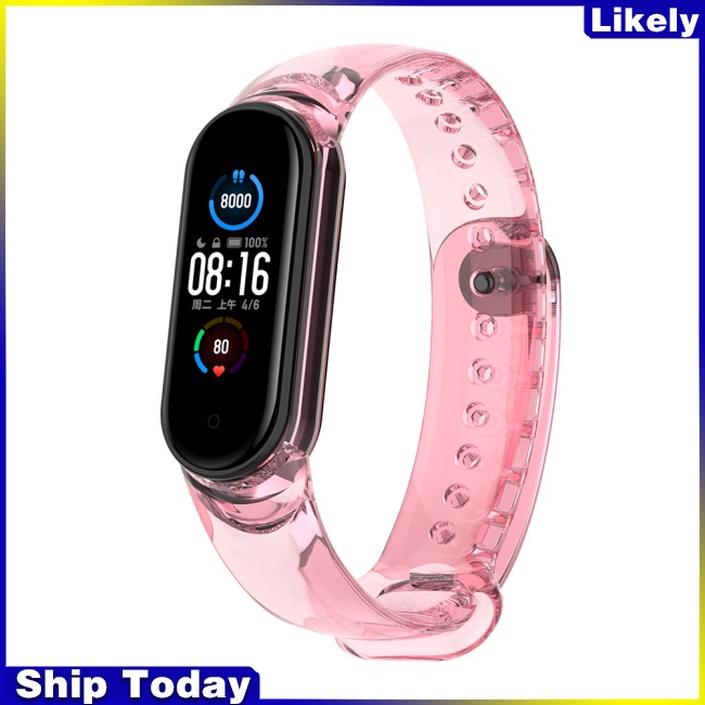Dây Đeo Thay Đổi Màu Sắc Cho Đồng Hồ Thông Minh Xiaomi Mi Band 7