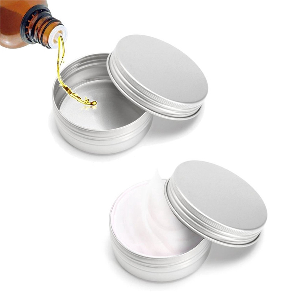 [Hàng mới về] Hộp thiếc tròn dùng đựng phấn trang điểm 17*41mm tiện dụng