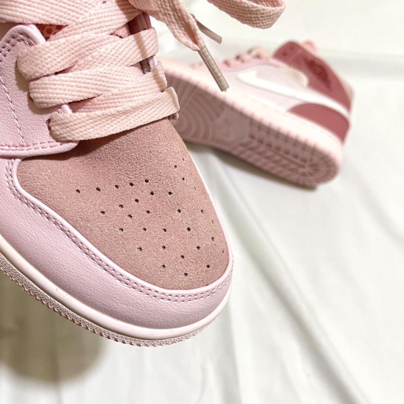 Giày Jordan hồng phấn full cao cổ⚡FREE_SHIP⚡,giày JD 1 hồng full hight cao cấp kèm box bảo vệ