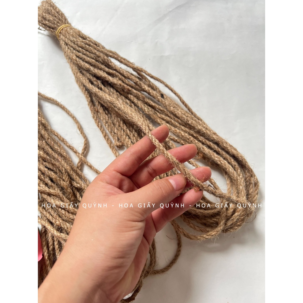 Bó 10m dây thừng 2mm/2.5mm/3mm/4mm