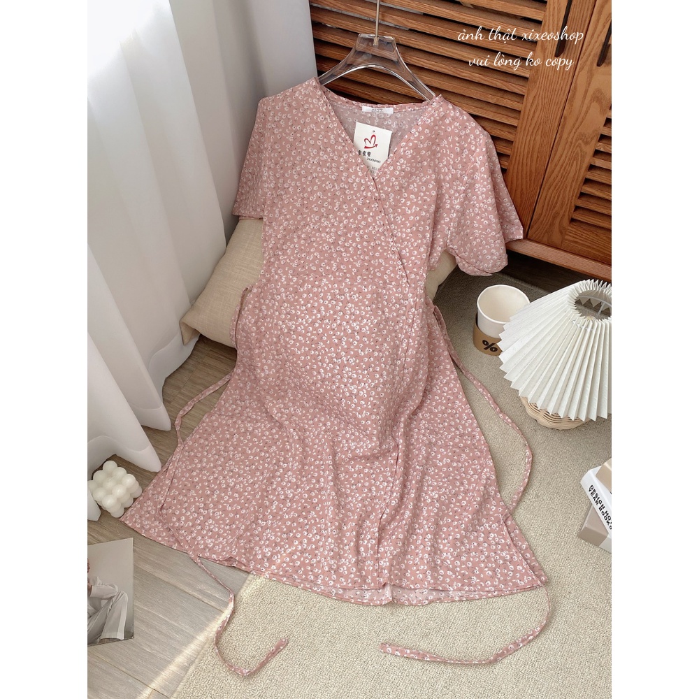 Váy hoa nhí, đầm nữ hoa nhí vintage đẹp phong cách ulzzang Hàn Quốc - V12 | BigBuy360 - bigbuy360.vn