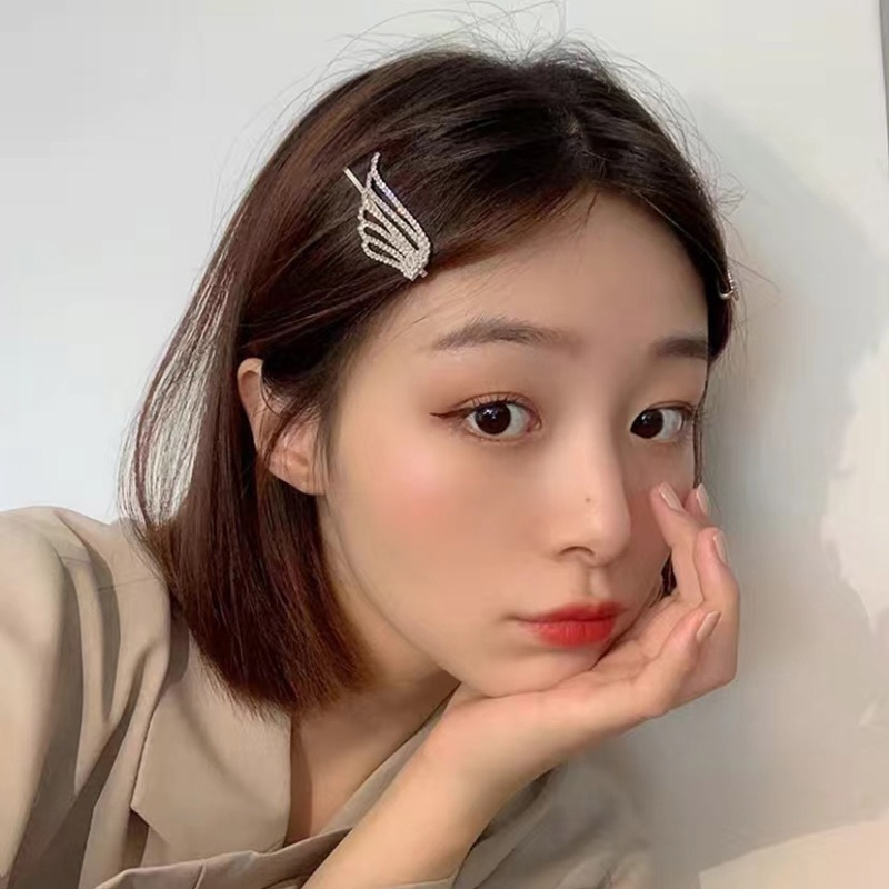 Kẹp Tóc Hình Cánh Thiên Thần Đính Đá Lấp Lánh