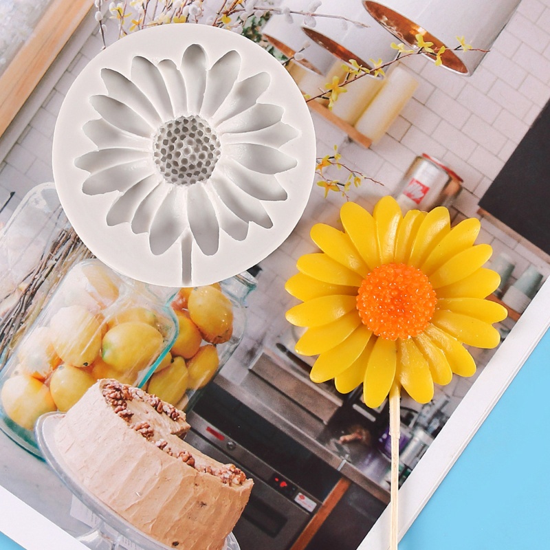 Khuôn Silicone Làm Bánh Hình Hoa Cúc