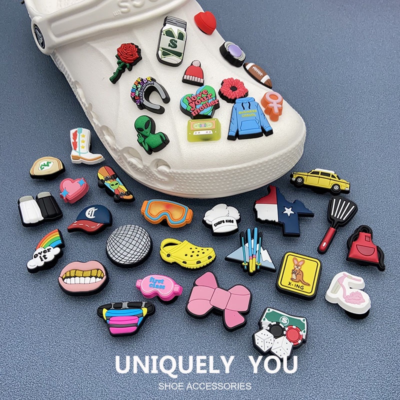 Khóa Cài Trang Trí Giày crocs jibbitz charms buttom Mới Dễ Thương Cho crocs
