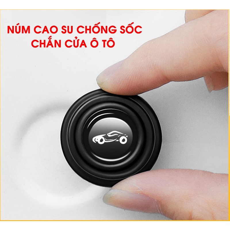 Nút đệm silicon giảm chấn ô tô  Freeship  Nút dán đệm silicon chống va đập, giảm tiếng ồn bảo vệ cửa, capo, cốp xe...