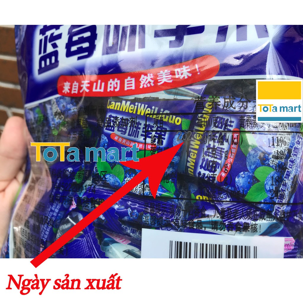 [Mã GROSALEHOT giảm 8% đơn 250K] Ô mai Cherry, ô mai Việt quất 428g / gói. Sản xuất 01/2021. | BigBuy360 - bigbuy360.vn