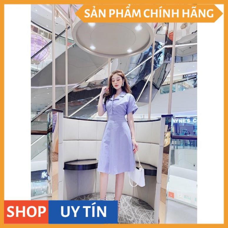 Đầm xoè cổ vest tay ngắn,thiết kế kiểu cổ điển quốc dân dễ thương, xinh đẹp tại Thời Trang VADA (Đ256) | BigBuy360 - bigbuy360.vn