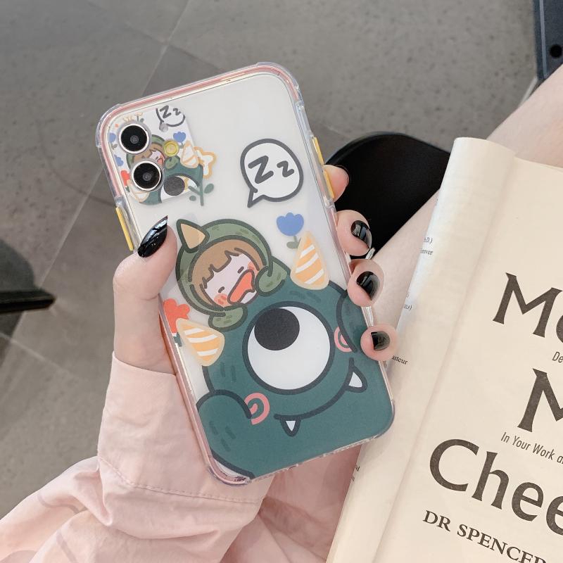 Ốp iphone - Ốp lưng Quái vật và em bé trong 4 góc 6s/6splus/7/8/7plus/8plus/x/xs/xsmax/11/11promax - Awifi Case V3-5 | BigBuy360 - bigbuy360.vn