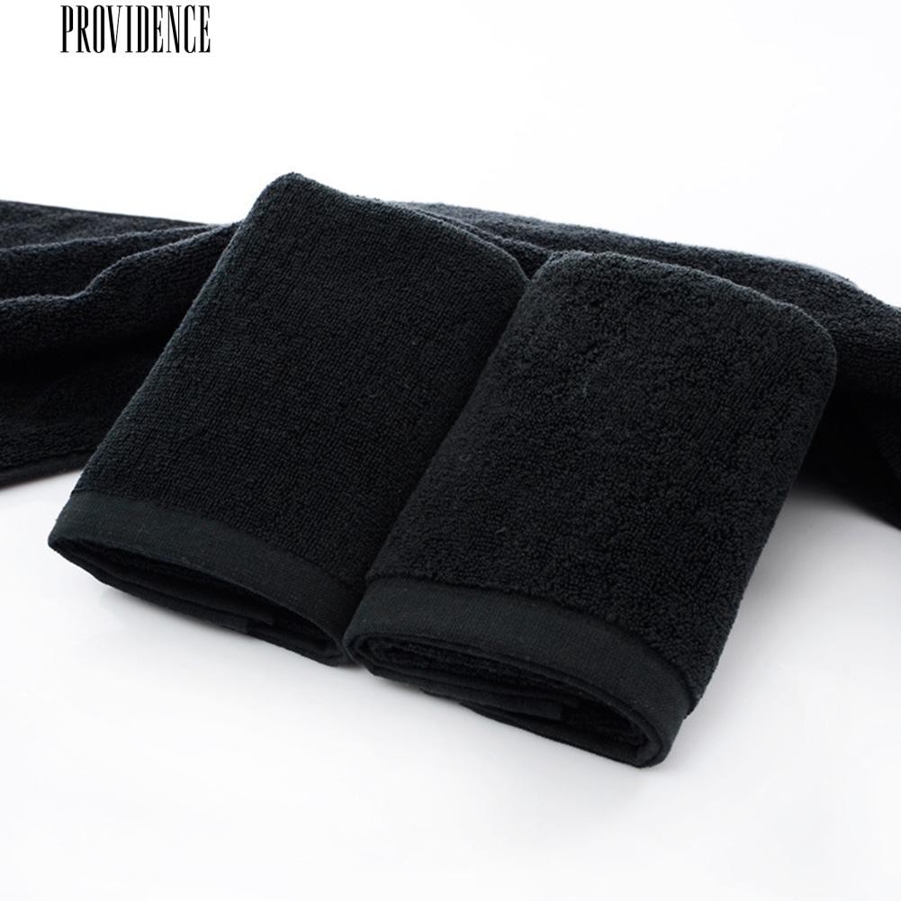 Khăn Tắm Chất Liệu Cotton Màu Đen Thân Thiện Với Môi Trường Có Thể Được 21 Sợi