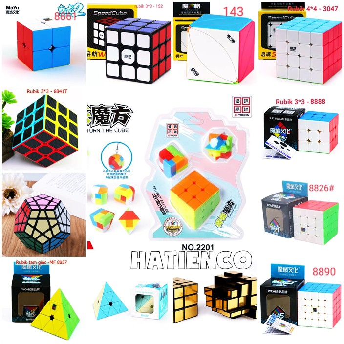 [HÀNG HOT] Rubik các loại - đồ chơi trí tuệ, nâng cao kĩ năng, óc logic