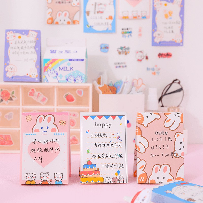 Giấy Note - Miếng Dán -  Sticker Dán Mini Cute Nhỏ Gọn Nhiều Mẫu Cực Xinh Xắn.