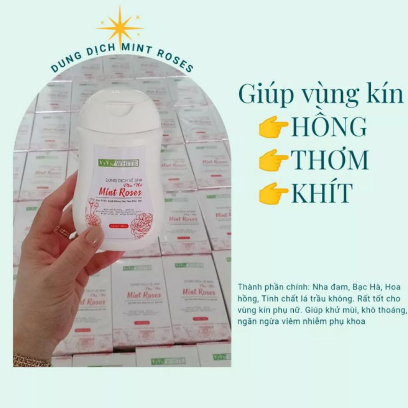 Dung dịch vệ sinh phụ nữ Mint Rose