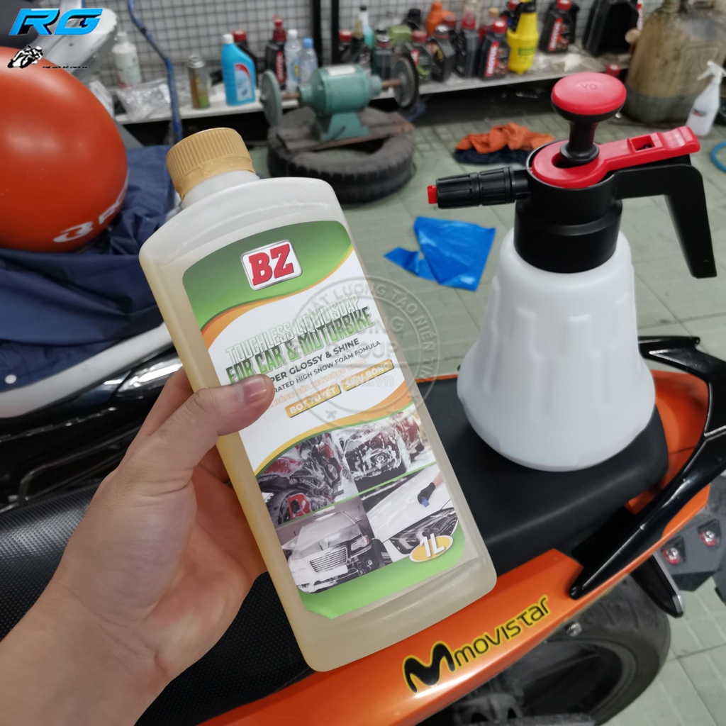 Dung Dịch Nước Rửa Xe Bz Không Chạm Siêu Sạch 1 Lít