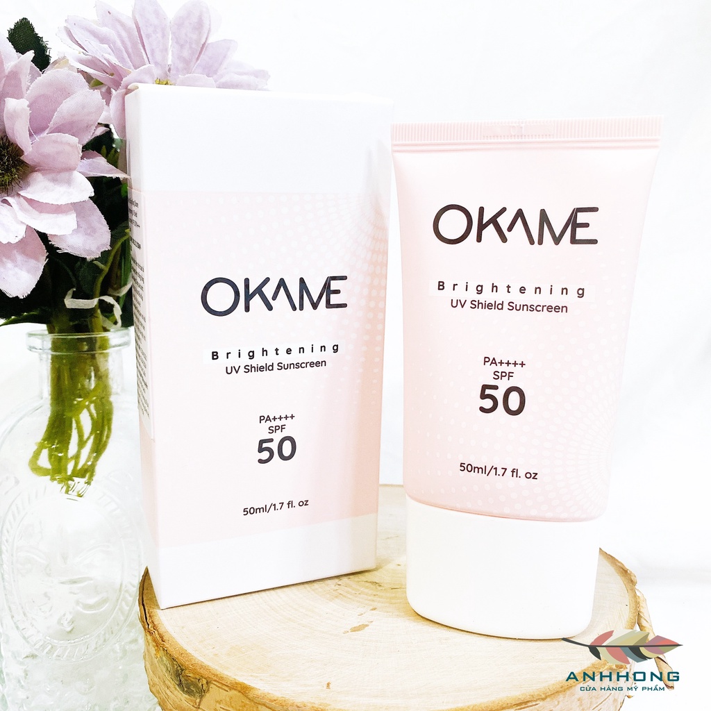 Kem chống nắng Okame Brightening UV Shield Sunscreen SPF 50 PA++++ 50ml