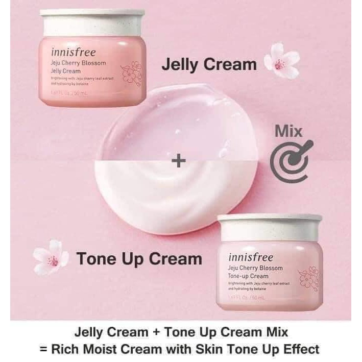 Set dưỡng Innisfree Jeju Cherry Blossom Cream Duo