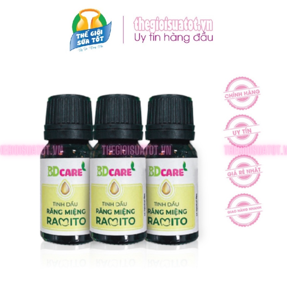 Tinh dầu răng miệng Ramito -10ml - Làm Sạch, Tạo Hơi Thở Thơm Mát, Dứt Điểm Các Vấn Đề Răng Miệng Thegioisuatot.vn