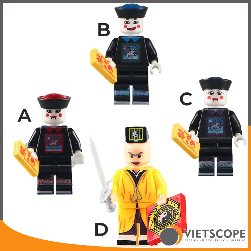 Lắp ráp nhân vật phim Pháp Sư Bắt Ma Cương Thi - Non lego - 7018