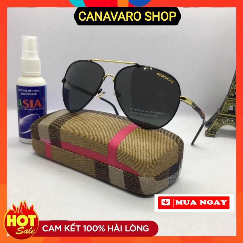 Kính Mát Nam Thời Trang Cao Cấp Phân Cực Chống Chói Lóa Rơi Vỡ Bảo Hành 6 Tháng CANAVARO SHOP P8515