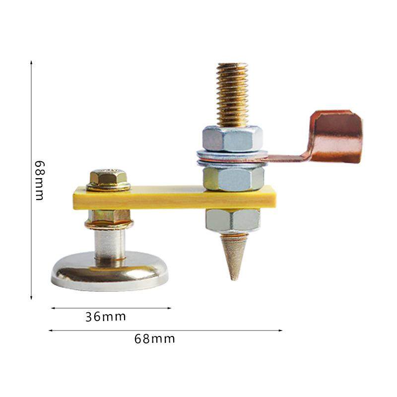 [Hàng có sẵn tại TPHCM ]Một Đầu Có Kẹp, Nam Châm Đầu Từ Mặt Đất Kẹp, Kim Loại Tấm Hàn Hỗ Trợ Công Cụ Phụ Kiện