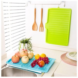 HGL♪2018 Hot Sale Over the Sink Roll Up Dish Drying Rack Colander Dish Drainer Utensil Holder