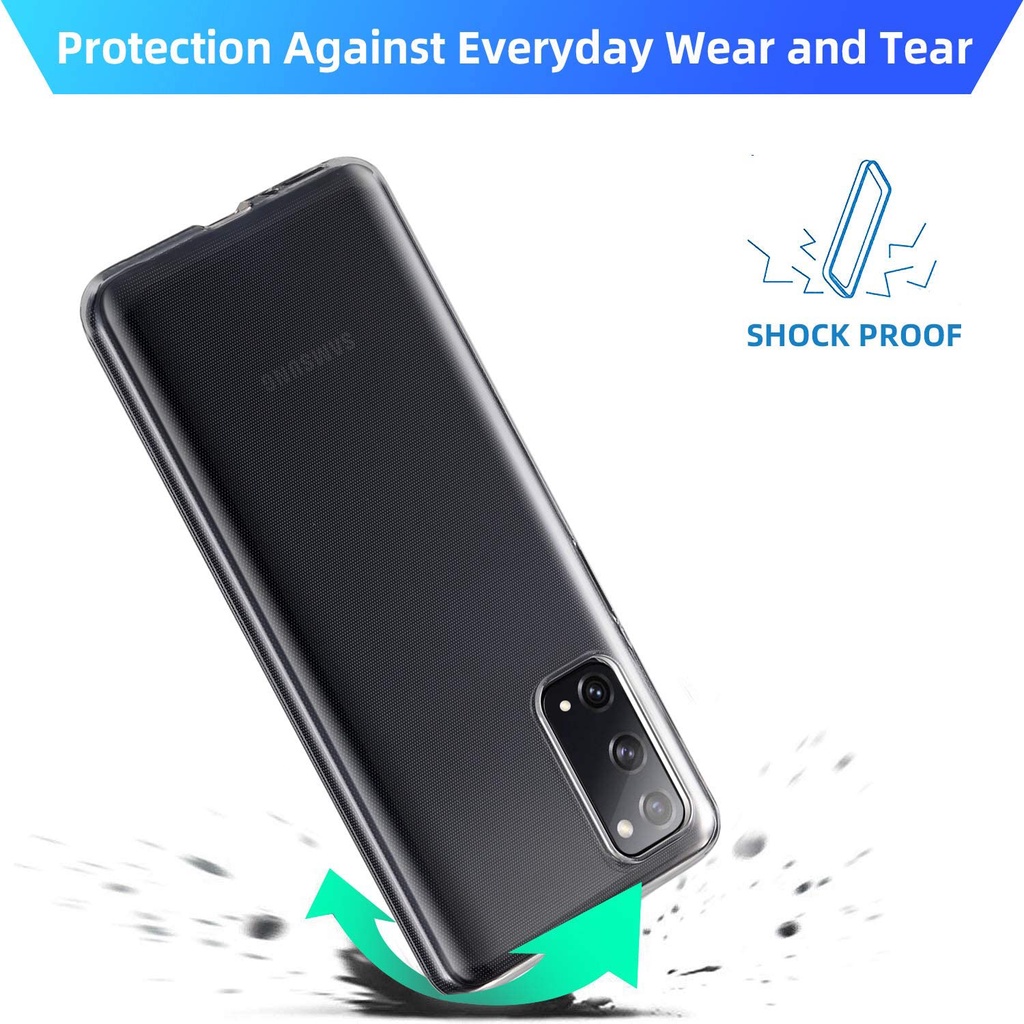 Ốp Lưng Tpu Trong Suốt Chống Sốc Cho Samsung Galaxy S20 Fe