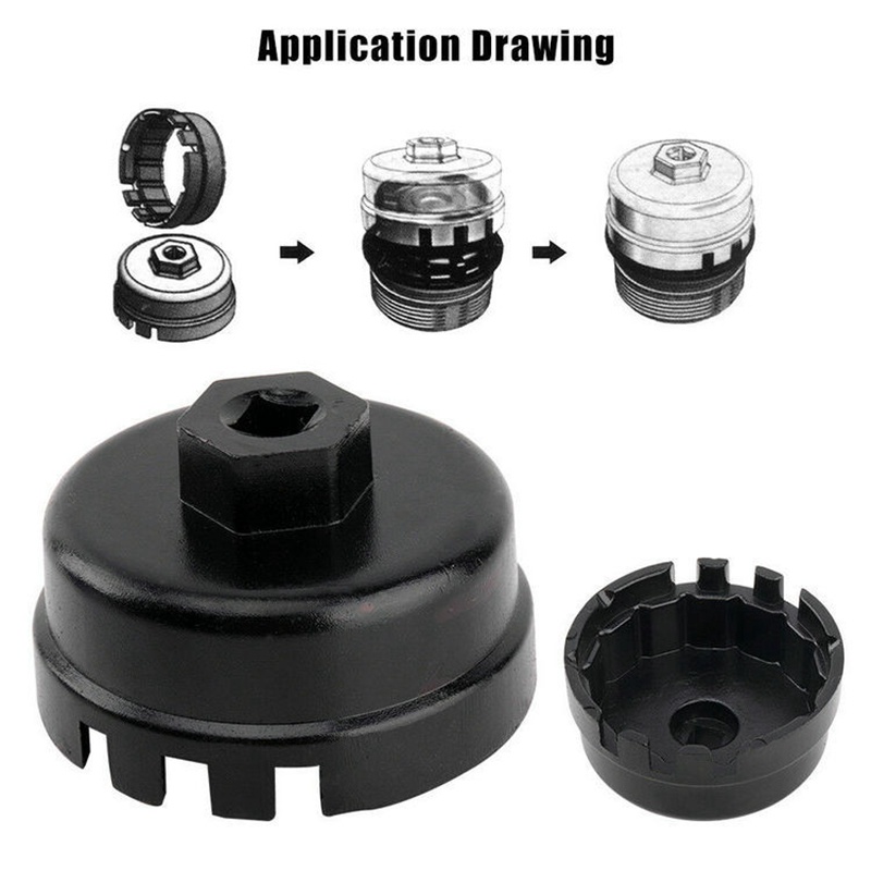 Dụng Cụ Tháo Nắp Bộ Lọc Dầu Cho Toyota Lexus 64MM