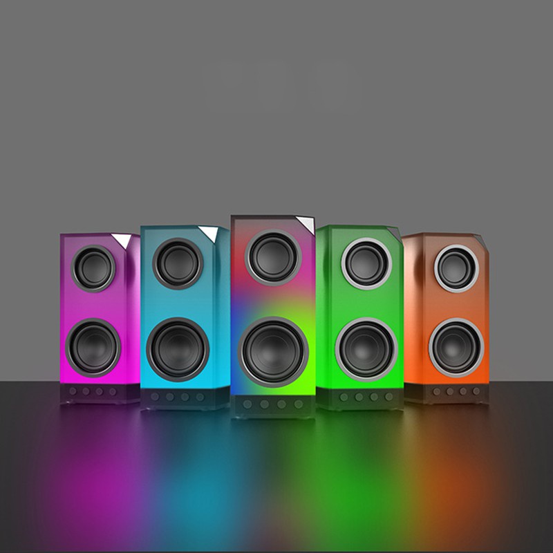 BTS-629 Colorful Wireless Bluetooth Speaker Card Mini TWS Speaker