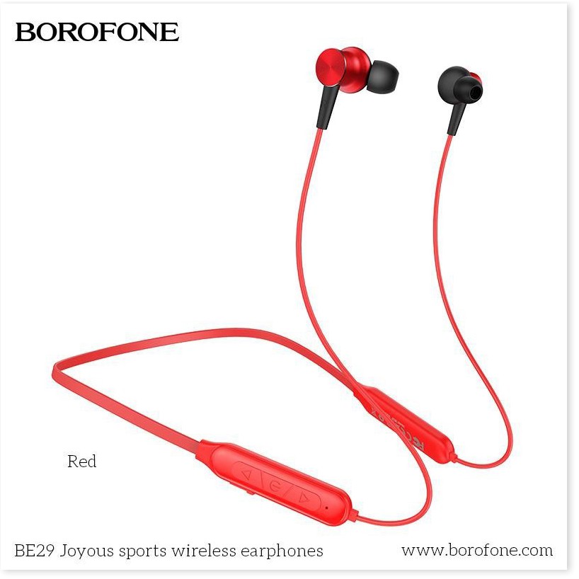 [HÀNG CHÍNH HÃNG]Tai Nghe Bluetooth BOROFONE BE29 Kiểu Dáng Thể Thao V5.0 Tai Nghe Bluetooth Quàng Cổ ,Nghe Nhạc Và Đàm | BigBuy360 - bigbuy360.vn