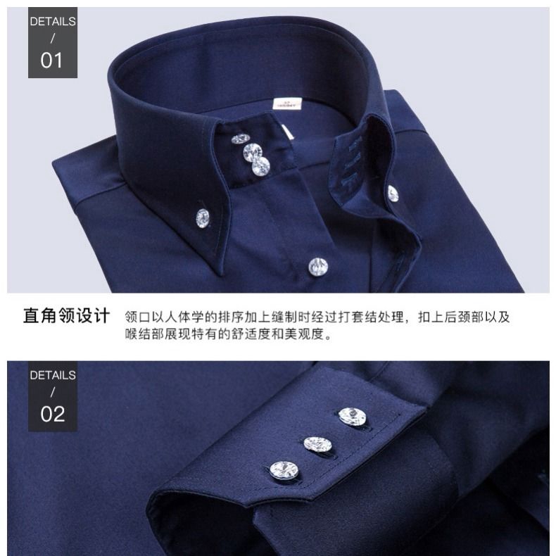 Áo Sơ Mi Tay Dài Cổ Lọ Dáng Ôm Vải Cotton Thời Trang Cao Cấp Cho Nam | BigBuy360 - bigbuy360.vn