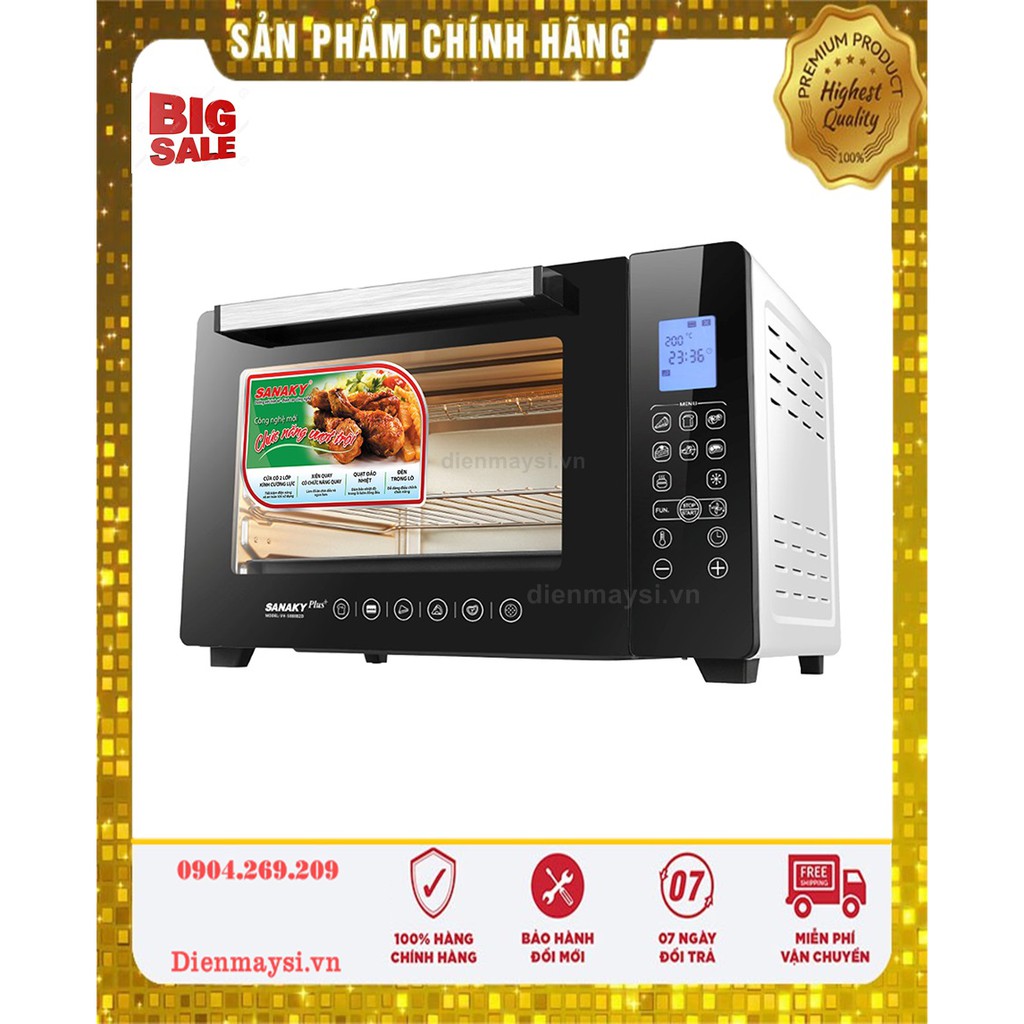 Lò Nướng Sanaky VH 5088N2D 50 lít (Miễn phí giao tại HCM-ngoài tỉnh liên hệ shop)