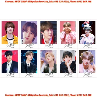 CARD CHỮ KÍ JIN BTS