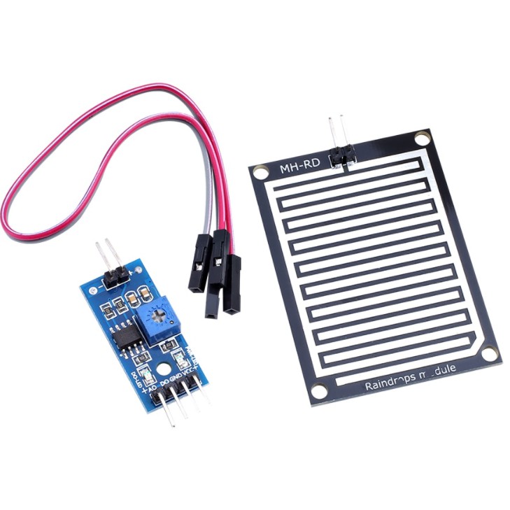 1 Bộ Mô Đun Cảm Biến Mưa / Độ Ẩm Chuyên Dụng Cho Arduino