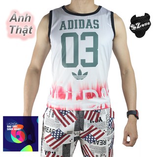 Áo sát nách thể thao, Áo ba lỗ SZone SA604 đi chơi, đi biển, tập gym - kiểu dáng thời trang, tôn dáng mạnh mẽ