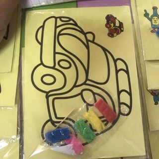 Tô Màu Tranh Cát Cho Bé