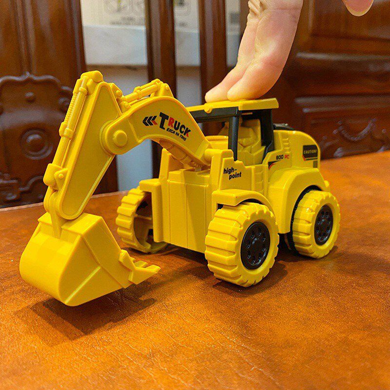 Đồ chơi xe công trình ấn đầu tự chạy nhựa Abs