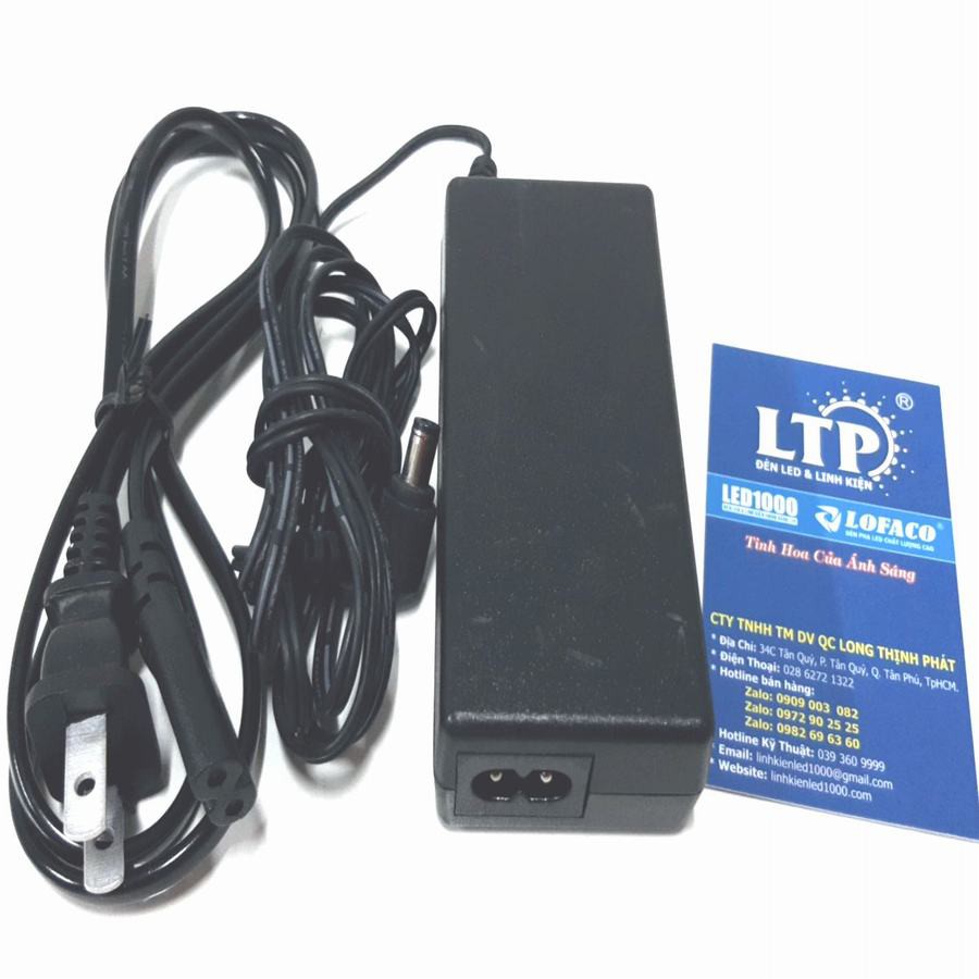 Nguồn Adapter - Nguồn 12V 5A (Jack 5.5 x 2.1mm) Chuyên Dùng cho Led & Camera - Bảo Hành 06 Tháng Của LTP Lighting