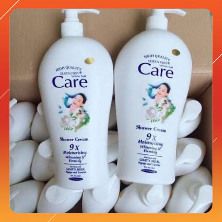 SỮA TẮM DÊ WHITE CARE 9X 1200ML⚡FREESHIP EXTRA⚡ SỮA TẮM CHO CẢ NHÀ